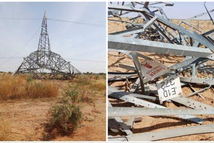 Again, vandals have destroyed Tower 70 along the Transmission Company of Nigeria’s (TCN) 330kV Gwagwalada -Katampe Transmission line causing blackouts