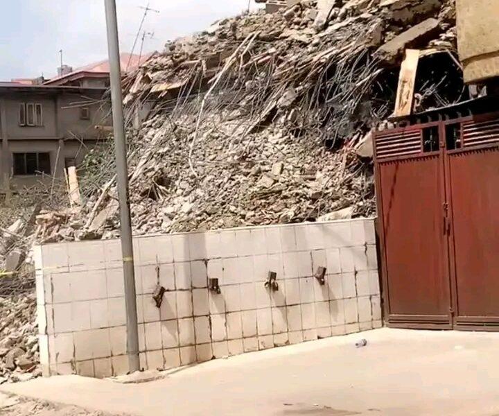 A yet-to-be-identified number of individuals may have been trapped following the collapse of a five-storey building under construction at Basden Street, Fegge, in Onitsha, Anambra State