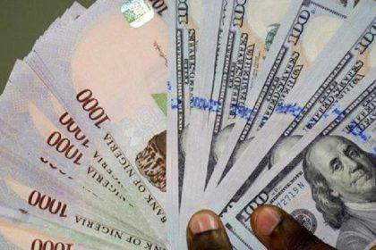 The exchange rate between the naira and the dollar fell to N1,484.75 on Thursday, May 30, 2024