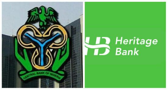 The Central Bank of Nigeria (CBN) has revoked the operating license of Heritage Bank, citing the failure of its board of directors to improve its financial performance