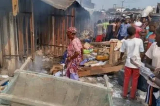 Traders at the bustling Igbudu market in Warri South Local Government Area are reeling from the aftermath of a devastating fire