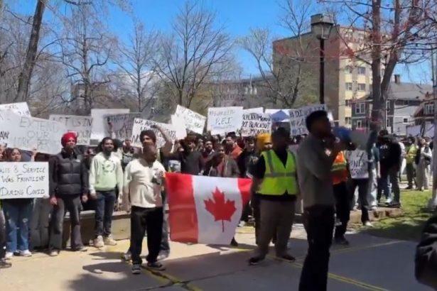 As Canada moves towards a major immigration overhaul, tens of thousands of international students have taken to the streets to protest the new policies introduced by the Justin