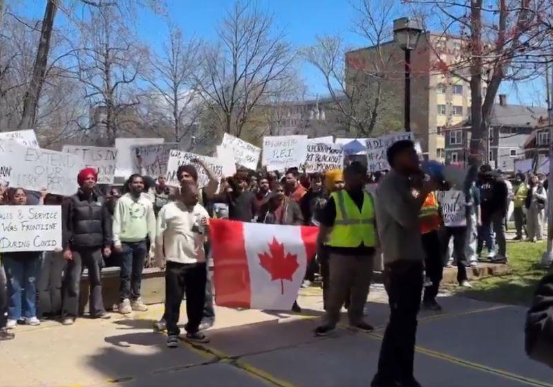 As Canada moves towards a major immigration overhaul, tens of thousands of international students have taken to the streets to protest the new policies introduced by the Justin