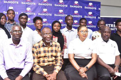 During the induction ceremony for the inaugural group of students from Yaba College of Technology, Lagos, Mr. Tunde Mabogunje