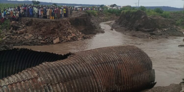 Motorists and commuters are stranded along the Gombe-Yola highway due to severe flooding that has rendered this vital route impassable.