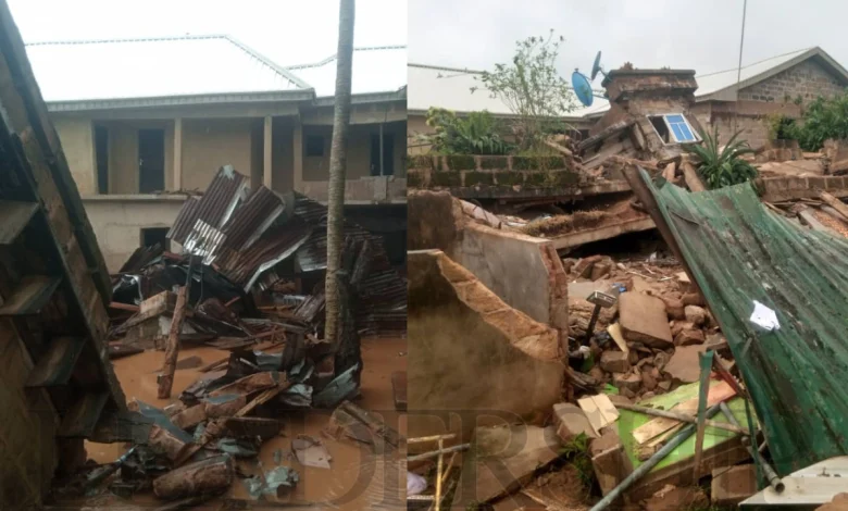 Students Trapped as Storey Building Collapses in Benin, Edo State