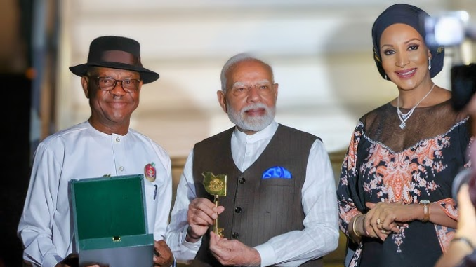 Indian Prime Minister Narendra Modi has arrived in Nigeria for a significant visit aimed at strengthening diplomatic and economic ties between the two nations