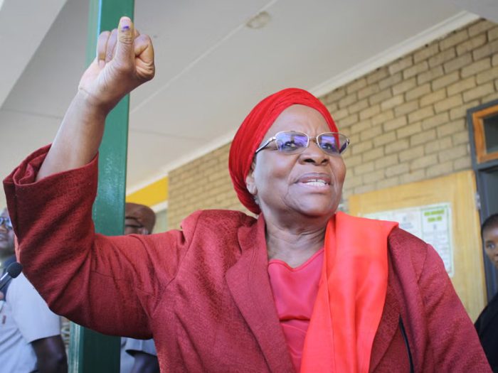 Netumbo Nandi-Ndaitwah, leader of Namibia’s governing South West Africa People's Organisation (Swapo), has been declared the country’s first female