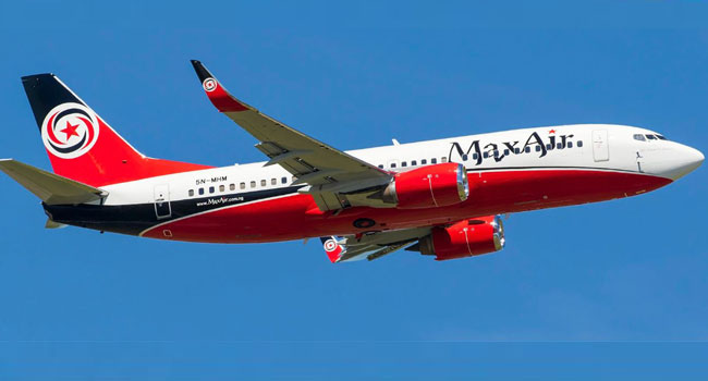 The Federal Government, through the Nigeria Civil Aviation Authority (NCAA), has announced the suspension of operations by Max Air after a tyre burst incident