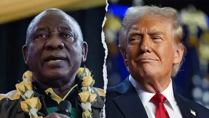 South African President Cyril Ramaphosa has declared that his country “will not be bullied” following U.S. President Donald Trump’s threat to cut funding