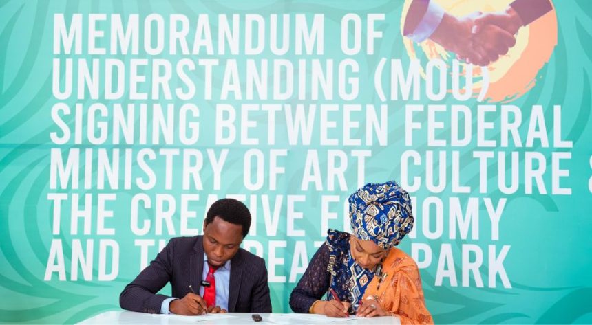 The Federal Ministry of Art, Culture, Tourism, and the Creative Economy has signed an MoU for Abuja Creative City’s development.