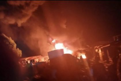 An early morning fire at Alesinloye Market, Ibadan Southwest, destroyed goods worth millions, leaving traders devastated.